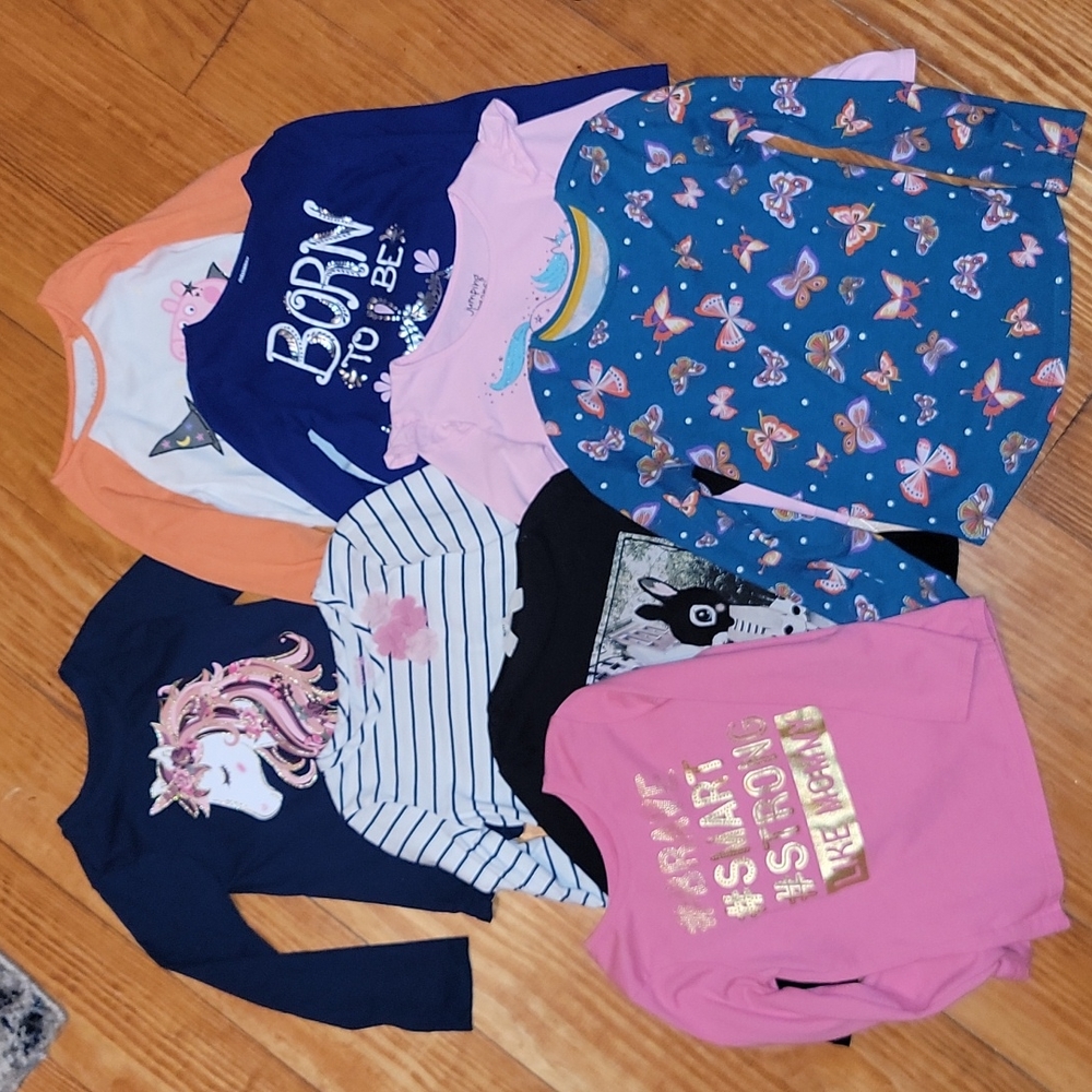 Lot of 5T long-sleeve shirts